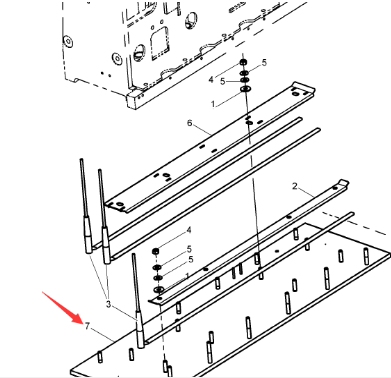 戴纳派克摊铺机主机熨平底板614022803