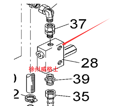 摊铺机进口手油泵 零件号4612130042