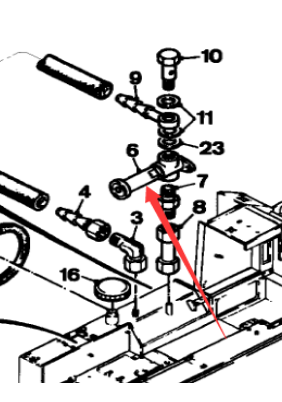 铣刨机柴油手油泵73083