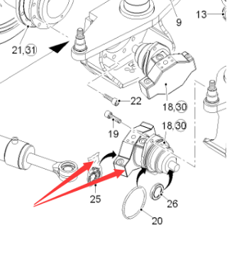 铣刨机前轮行走马达修理包130618