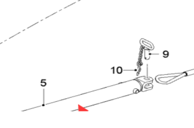 进口铣刨机输料带升降油缸2273563