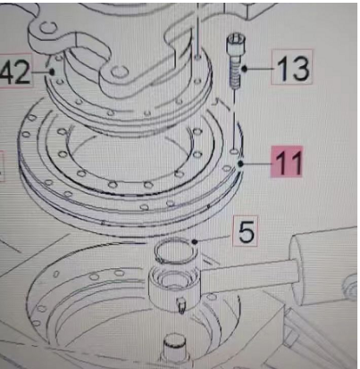 铣刨机回转支撑66502