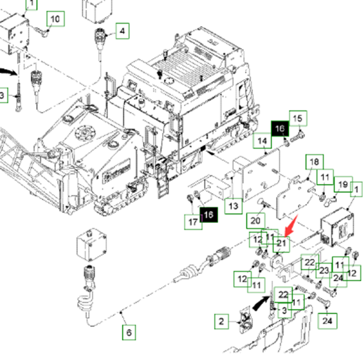 进口铣刨机滚轮191392