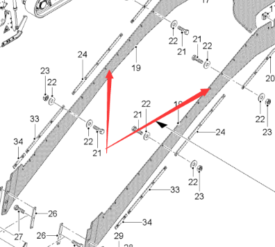 铣刨机直托辊2091190
