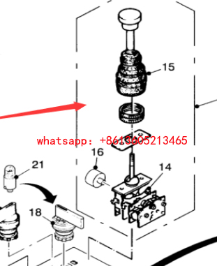 铣刨机行走控制手柄194269