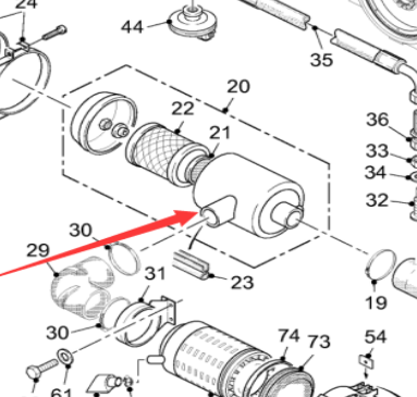 铣刨机空气过滤器总成194005