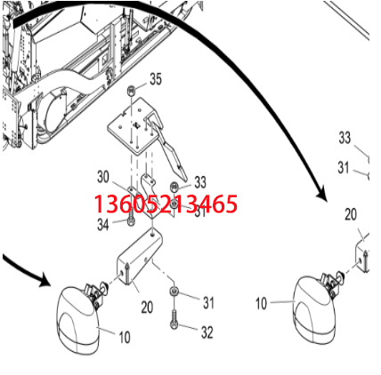 福格摊铺机大灯2338101 福格摊铺机大灯2338101