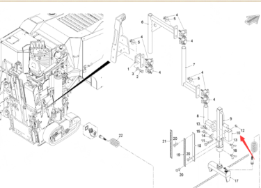 铣刨机找平仪连接板39225 铣刨机找平仪连接板39225